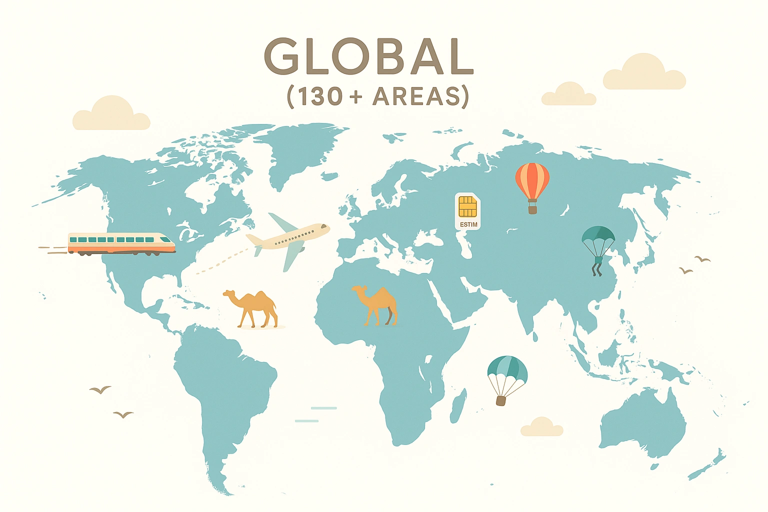 Global(130+ Areas) landscape