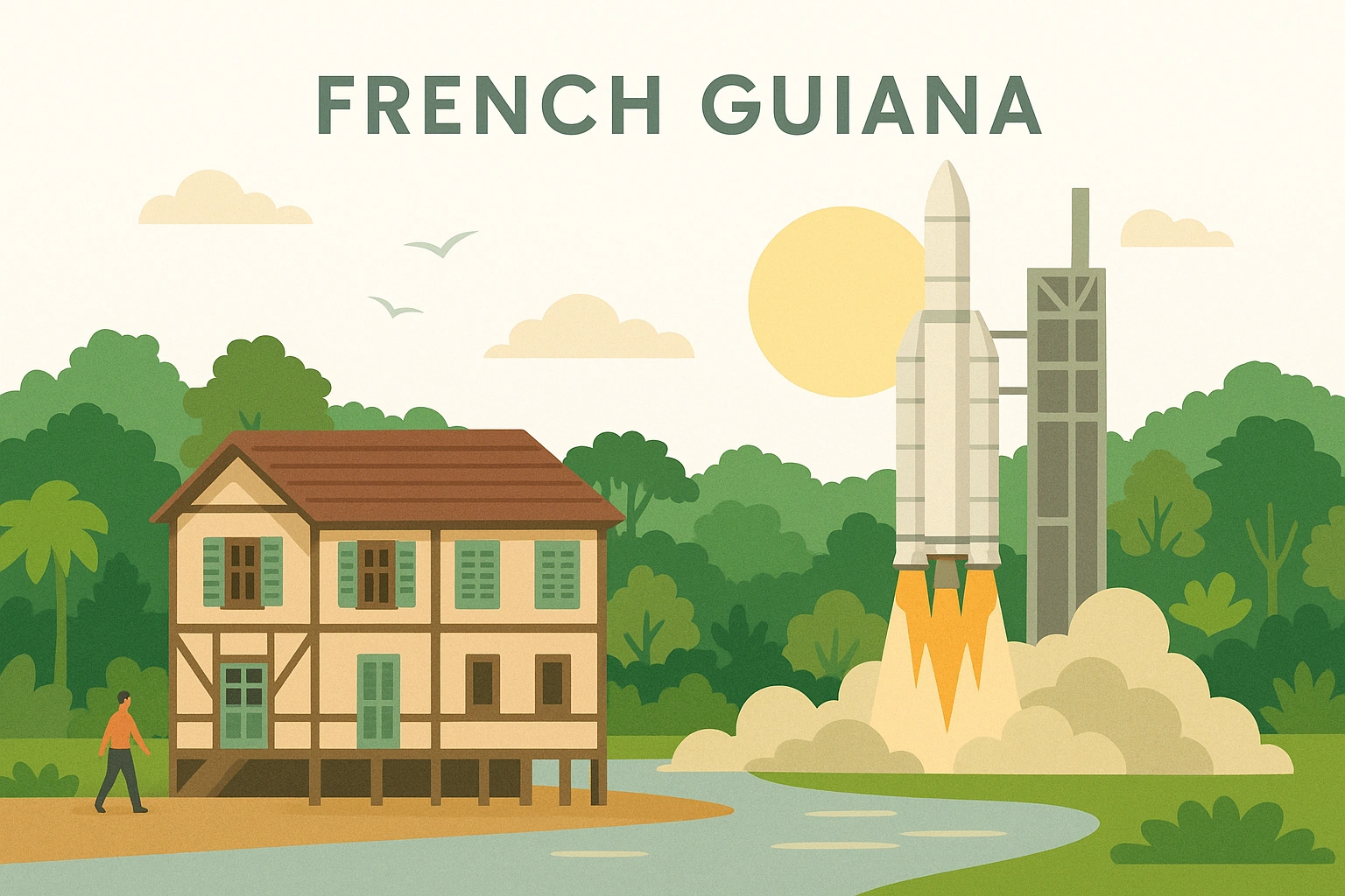 French Guiana landscape